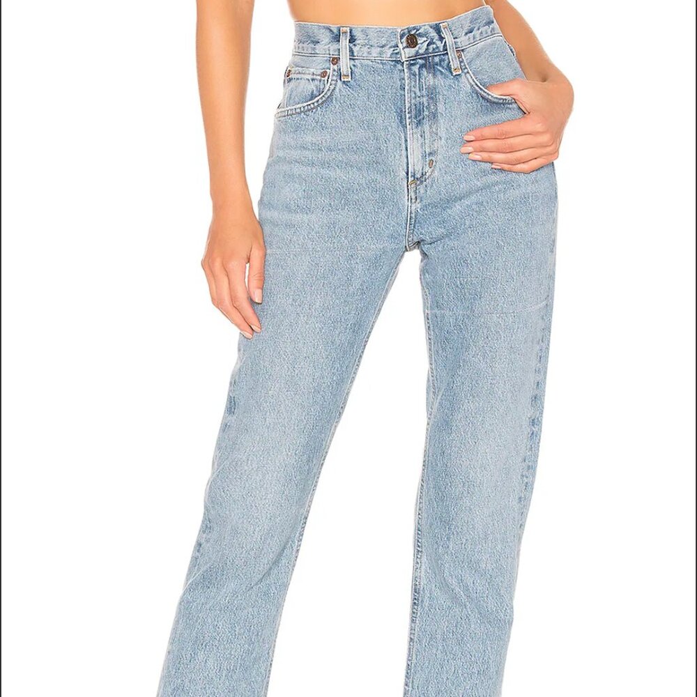 AGOLDE Cherie High Rise Straight Jeans | Size 24